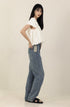 ELSIE FRONT POCKET DENIM PANTS